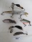 LOT OF 6 VINTAGE FISHING LURES