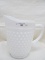 MILK GLASS PITCHER 2 QT. HOBNAIL