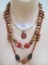 LOT OF 3 FASHION NECKLACES