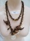 LOT OF 3 FASHION NECKLACES