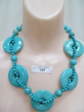 STERLING & TURQUOISE NECKLACE