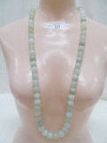 LIGHT GREEN NATURAL STONE NECKLACE