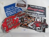LOT OF 6 ASSORTED STICKERS