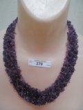 STERLING SILVER AMETHYST NECKLACE