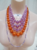 LOT OF 3 FASHION NECKLACES