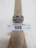 STERLING SILVER RING SIZE 8