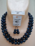 LAURIE & FLAWLESS DESIGNER SET LAPIS NECKLACE