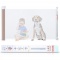 Babepai Retractable Baby Safety Gate - 3-Direction Rotated Openings Mesh Baby Gate 34” Tall Extends