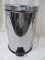 TRASH CAN (SMALL DENTS AND CHIP IN BASE )