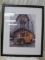 FRAMED PICTURE OF VINTAGE YELLOW TRUCK  17