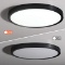 Flush Mount LED Ceiling Light Fixture Black,12 Inch 20 Watt, Thin Ceiling Lamp Surface Mount for Kit