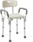 Medline Shower Chair Bath Seat with Padded Armrests and Back, Great for Bathtubs, Supports