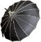 VIVISKY(TM) Pagoda Peak Old-Fashionable Ingenuity Umbrella Parasol (IVORY NOT BLACK)