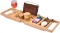 Bamboo Bathtub Tray, Perfect Expandable Bathtub Caddy for Reading Rack or Tablet Holder, Premium Bat