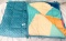 TEAL MINKY DOT WEIGHTED BLANKET FULL/QUEEN