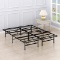 Simple Houseware 14-Inch Queen Size Mattress Foundation Platform Bed Frame, Queen