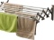  Space Saver Racks Stainless Steel Wall Mounted Laundry Folding Clothes Drying Rack 60 Pound Capacit
