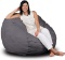 MY FOAM BAG  Bean Bag Chair, Premium Foam Filled GRAY