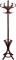 Headbourne 8000 Floor Standing Hat and Coat Rack with Umbrella Stand, Wood with Dark Walnut Paint Fi