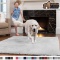 Gorilla Grip Original Faux-Large Chinchilla Area Rug, Super Soft and Cozy High Pile Washable Carpet,