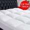  King Mattress Topper, Extra Thick Mattress Pad Cover, Cooling Cotton Pillowtop 400TC Plush Top with