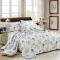 YAYIDAY Cotton Bedspread Quilt Set Queen/Full Size Summer Bedding - Breathable Bed Blanket Marine Th
