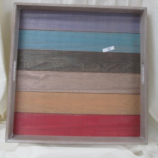 19" SQUARE 2" DEEP DECORATIVE TRAY