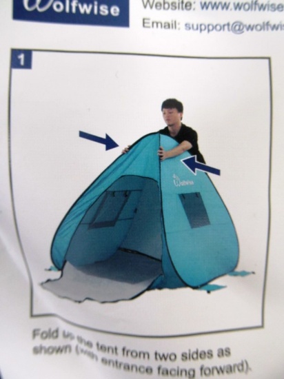 WOLFWISE SMALL POP UP TENT
