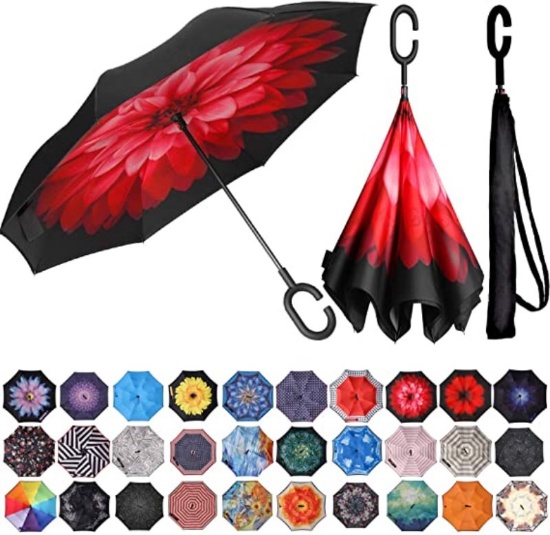 BAGAIL REVERSE UMBRELLA (SLIGHT BEND IN HANDLE)