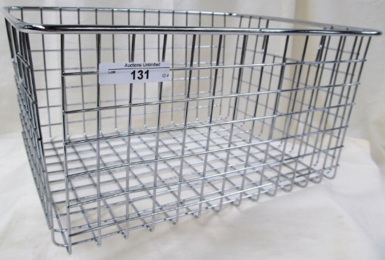 WIRE BASKET 12" X 9" 6" CHROME