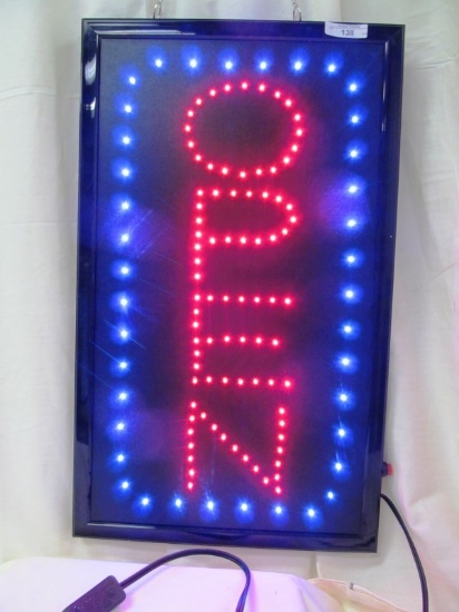 LIGHTED OPEN SIGN