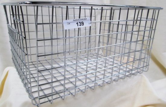WIRE BASKET 12" X 9" 6" CHROME