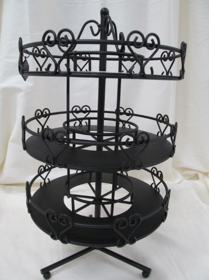 3 TIER SPINNING SPICE RACK 16" X 9"