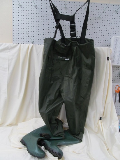 FEETHIT GREEN CHEST WADERS 46/13