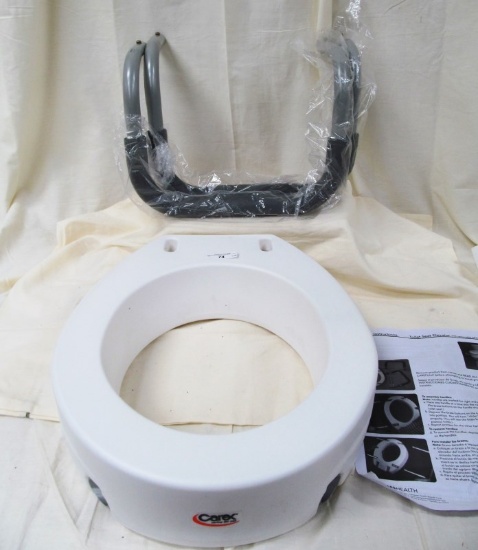 CARIX TOILET ELEVATOR SEAT (MISSING HARDWARE)