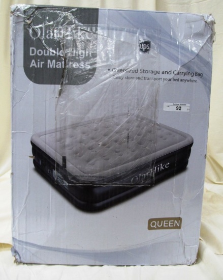 OLARHIKE DOUBLE HIGH AIR QUEEN FLOCKED TOP MATTRESS