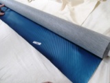 WIVIID BLUE METALLIC CARBON FIBER WEATHERPROOF LEATHER FINISH 10' X 54