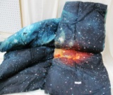 DIMENSION GALAXY BLANKET 200CM X 230 CM WITH 2 PILLOW SHAMS