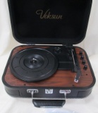 VOKSUN TURNTABLE IN SMALL BLACK CASE