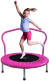 ATIVAFIT 36-Inch Folding Trampoline Mini Rebounder Suitable for Indoor and Outdoor use for Two Kids
