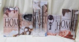 HOME SWEET HOME WRAPPED CANVAS SET OVERALL 40
