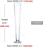 WGV Trumpet Glass Vase Bulk Open 4