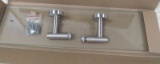 GLASS SHELF BRUSHED NICKEL