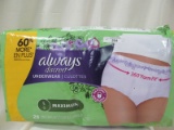 ALWAYS 28 PACK UNDERWEAR LARGE