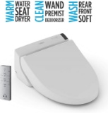 TOTO SW2044#01 C200 Electronic Bidet Toilet Cleansing Water, Heated Seat, Deodorizer, Warm Air Dryer