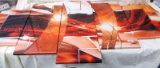 5PC WRAPPED CANVAS PICTURE SET