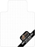Gorilla Grip Premium Polycarbonate Studded Chair Mat for Carpeted Floor, 47x29, Heavy Duty, Easy Gli