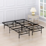 Simple Houseware 14-Inch Queen Size Mattress Foundation Platform Bed Frame, Queen