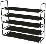 Sodynee 25 Pairs Shoe Rack Shoe Tower Shelf Storage Organizer Stand Cabinet Bench Stackable - Easy t