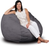 MY FOAM BAG  Bean Bag Chair, Premium Foam Filled GRAY